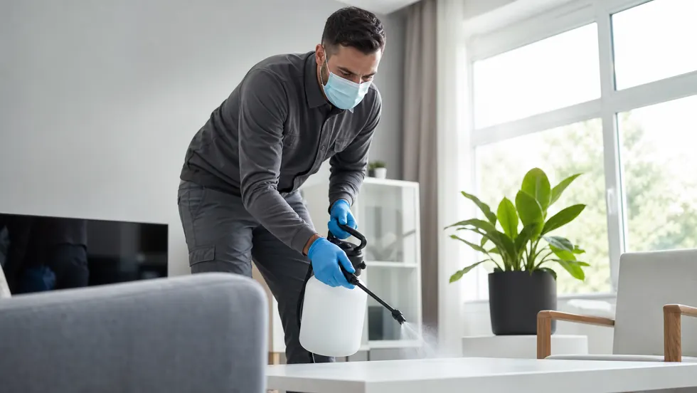 desinfección profesional de local en Castelldefels